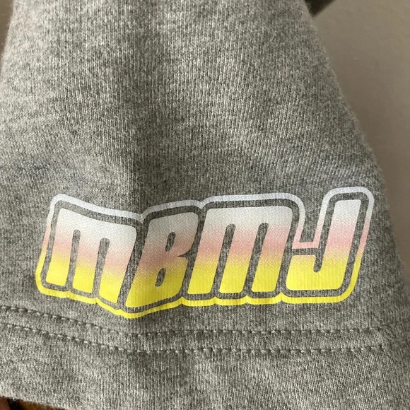 Marc By Marc Jacobs Sweatshirt Like Hooded Short Sleeves Dress Small - Picture 4 of 7